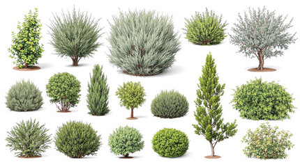 Collection of Ornamental Shrubs