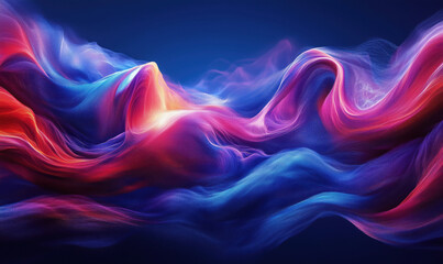 Colorful abstract waves of light and texture creating a dynamic visual experience.