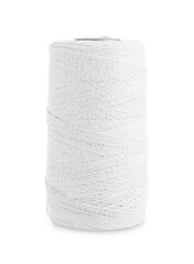 Spool of sewing thread isolated on white