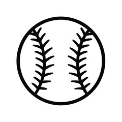 Baseball ball icon with laurel wreath design and gold accents
