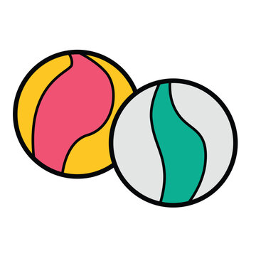 Marble ball toys for kids, marble vertor cartoon illustration, clip art marble, gundu keneker kelici guli stin neker