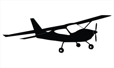 airplane on a white background © Rehan
