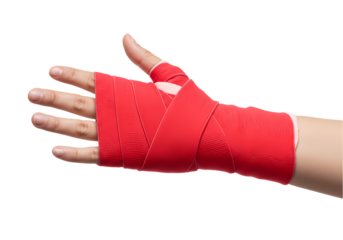 Red Compression Wrist Support Glove: Pain Relief and Carpal Tunnel Syndrome Support