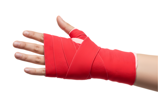 Red Compression Wrist Support Glove: Pain Relief and Carpal Tunnel Syndrome Support