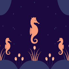 "Whimsical Mermaid Silhouette Vector Collection with Magical Sea Creatures and Ocean Fantasy Elements"