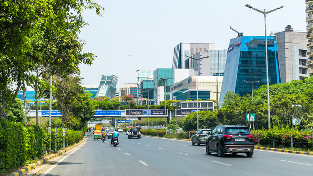 DLF Cyber City and Cyberhub is a commercial area in Gurugram, Haryana, India. The area is home to several top IT and Fortune 500 company offices.