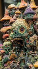 Fantastic Sculpted Fairy Castle