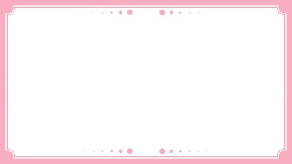 Simple Minimalist Decorative Pink Frame - Powered by Adobe