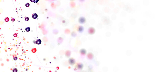 Beautiful abstract background with colorful bubbles and bokeh. Perfect for presentations or websites.