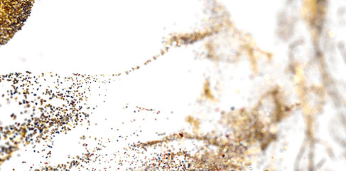 Abstract gold glitter texture. Festive background