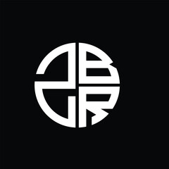 ZBR logo ZBR icon ZBR vector ZBR monogram ZBRletter ZBRminimalist ZBRtriangle ZBRflat Unique modern flat abstract logo design.