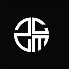 ZCM logo ZCM icon ZCM vector ZCM monogram ZCMletter ZCMminimalist ZCMtriangle ZCMflat Unique modern flat abstract logo design.