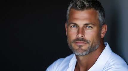 Obraz premium Close-up portrait of a confident man