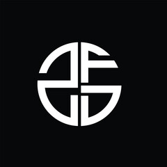 ZFD logo ZFD icon ZFD vector ZFD monogram ZFDletter ZFDminimalist ZFDtriangle ZFDflat Unique modern flat abstract logo design.