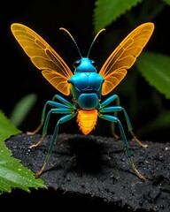 Fototapeta premium green shield bug