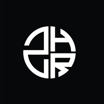 ZHR logo ZHR icon ZHR vector ZHR monogram ZHRletter ZHRminimalist ZHRtriangle ZHRflat Unique modern flat abstract logo design.