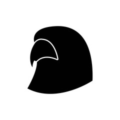 Majestic Eagle Silhouette Vector, Bold Wildlife Symbol for Logos & Designs