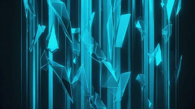 A bright, glowing data various devices servers vast digital network. filled abstract globe, glowing lines high-speed internet continuous big data transfer continents technology 4k video