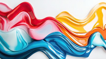 Colorful abstract background with light and color effects, dreamlike composition, colorful explosions, swirls of multicolore marble,liquid marble texture