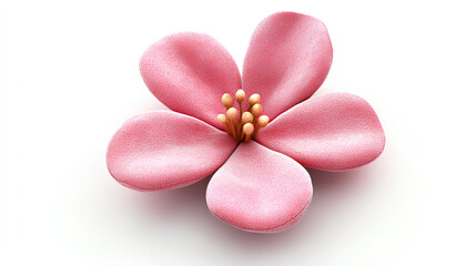 Plush Flower isolated on white background