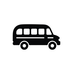 School Bus Icon: Transportation, Education, Commute Symbol