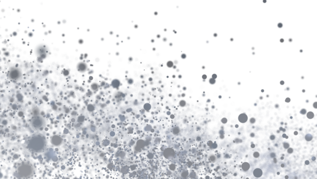High-resolution image of grey particles floating on white. Perfect for design backgrounds.