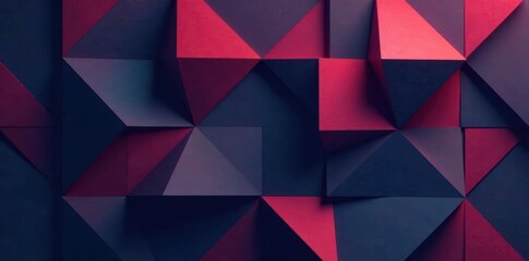 Obraz premium Clean geometric shapes Modern, dark abstract seamless pattern, vector , vector, decor