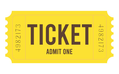 Ticket, Admit one ticket, Vintage Ticket