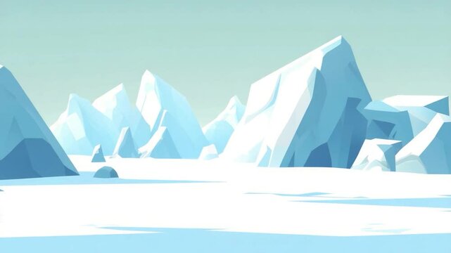 Arctic Ice Mountainscape