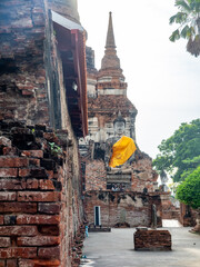 Wat Yai Chaimongkol, one of the UNESCO World Heritage place Ayudhaya, Thailand, ancient pagoda and...
