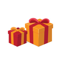 Two gift box vector