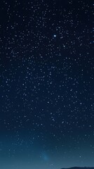 Fototapeta premium A stunning night sky filled with countless stars and a serene blue background, creating a sense of wonder and tranquility.