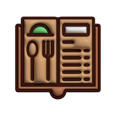 Food List Book Menu Icon