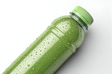 Green plastic bottle for advertising, marketing and promotion concept , bottle of water