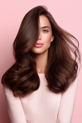 Hair dryer and round brush creating a voluminous, bouncy hairstyle - care supplies grooming professional shop