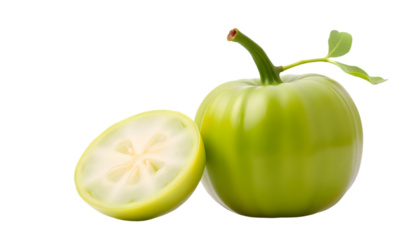 green and yellow tomato