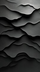 Obraz premium Abstract layered textured waves