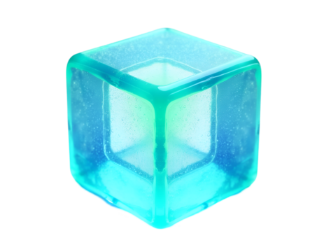 A captivating neon ice cube with vibrant electric elements, a contemporary art piece that symbolizes the fusion of technology and nature, innovation and design