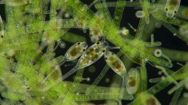 Microscopic World: Algae and Rotifers in Aquatic Ecosystem