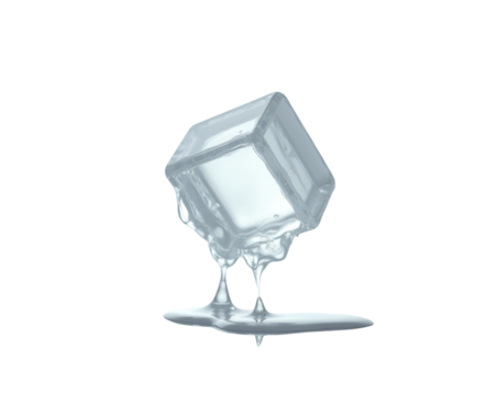 A Luminous Transparent Cube with Smooth Edges, A Study in Light and Form, Showcasing the interplay of reflection and refraction for a captivating visual effect