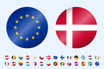 European_flags_sfere_glows__ set