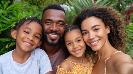 Happy family portrait outdoors (5)