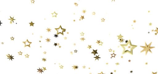 Elegant gold stars on white. Perfect for holidays, celebrations, and more!