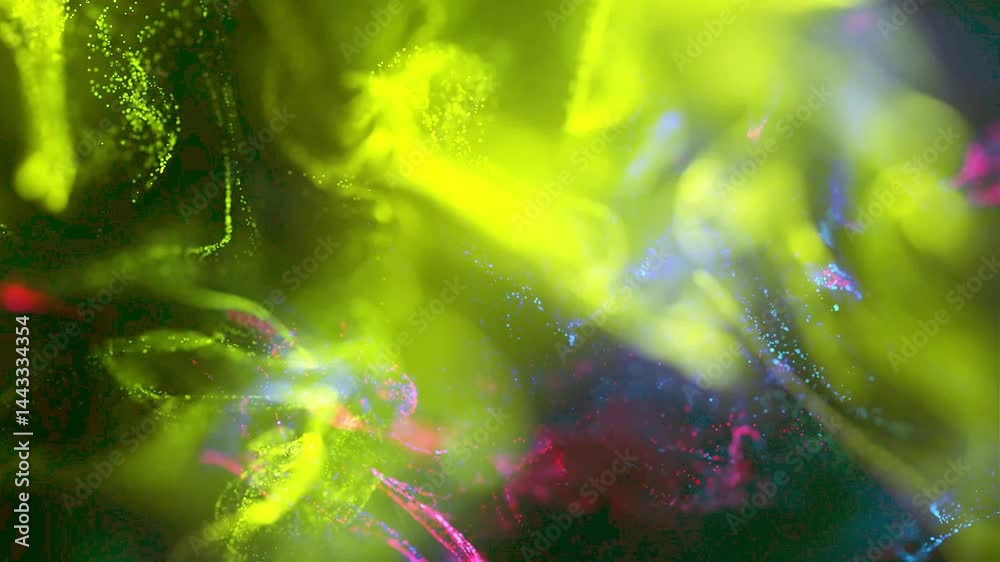 Wall mural particle wave background animation | flowing energy field in motion