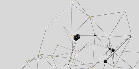 Modern abstract image of network connections.  Ideal for technology, data, and communication...