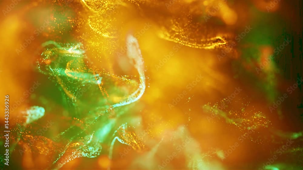 Wall mural particle wave background animation | flowing energy field in motion