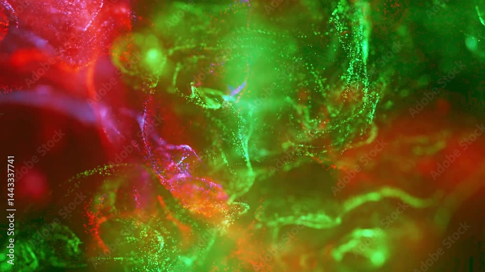 Wall mural particle wave background animation | flowing energy field in motion