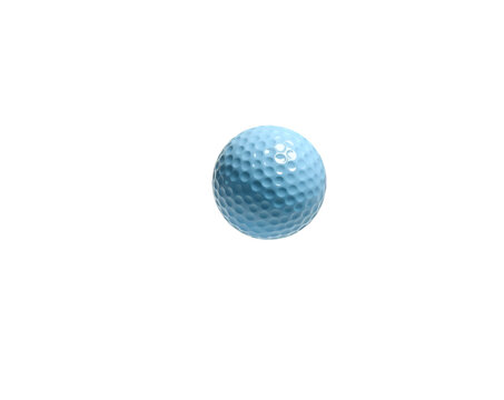 An Isolated Mini Golf Ball Levitation Represents Precision in Sports Equipment and a Symbolic Depiction of Achieving Perfection in Recreational Activities