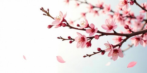 Obraz premium Branches on white background isolated with some shadows and reflections, wood, texture