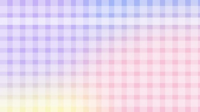 Aesthetics Cute Colorful Checker, Plaid Wallpaper Video Motion Background
